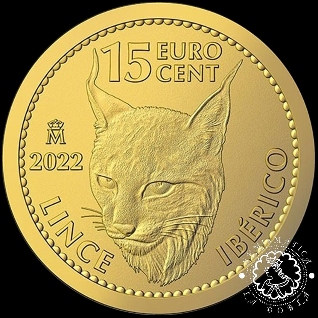 Moneda de Oro Lince 1/10 oz Proof Inverso - España - 2022