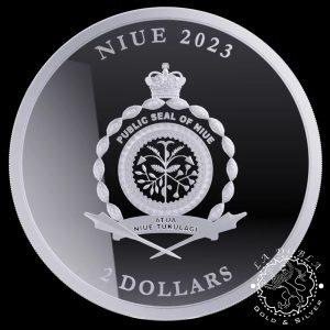 Moneda de Plata Equilibrium 1 oz Bullion - Niue - 2023