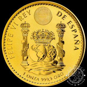 Moneda de Oro Caballo Cartujano 1 oz Proof Inverso - España - 2023
