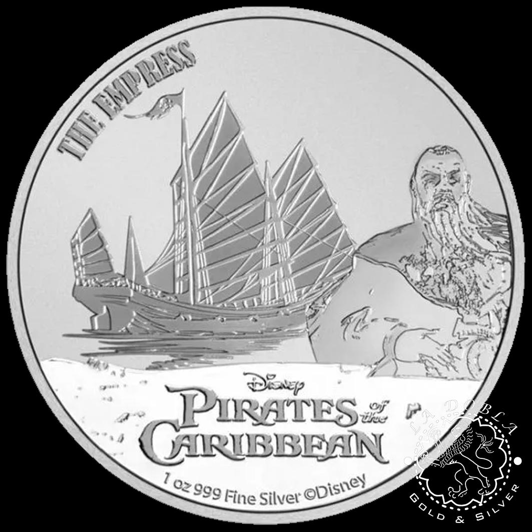 Moneda De Plata Piratas del Caribe: The Empress 1 Oz BU – Niue – 2021