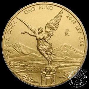 2023 - 1-2 Onza de Oro - Libertad - MÉXICO anv