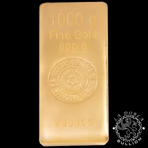 Lingote de Oro 1.000 g - SEMPSA_reverso