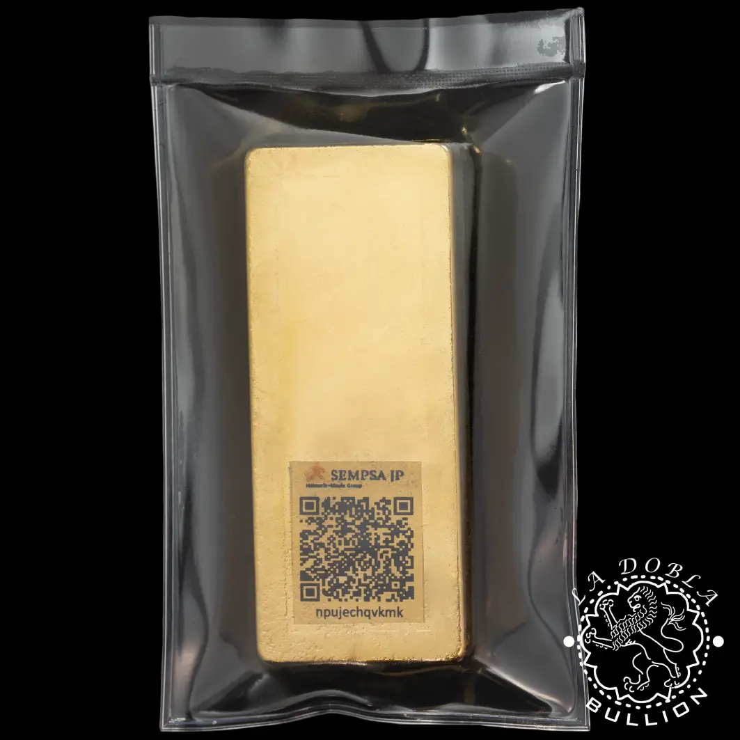Lingote de Oro 250 g - SEMPSA_anverso empaquetado