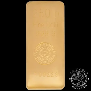 Lingote de Oro 250 g - SEMPSA_reverso