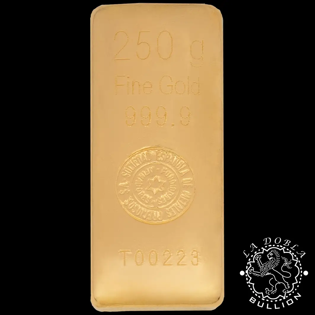 Lingote de Oro 250 g - SEMPSA_reverso