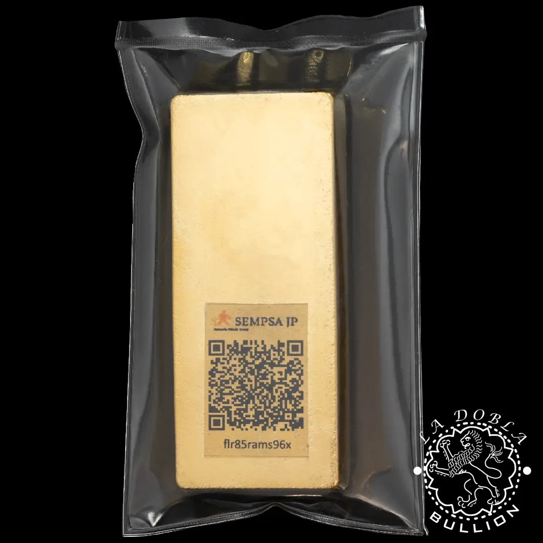Lingote de Oro 500 g - SEMPSA_anverso empaquetado