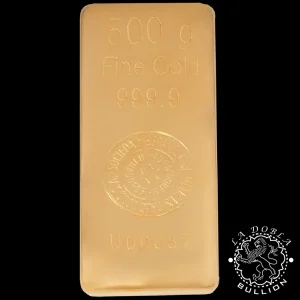Lingote de Oro 500 g - SEMPSA_reverso