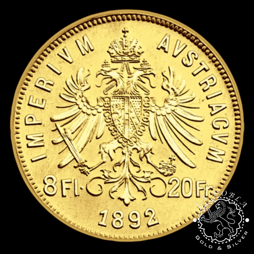 8 Florines de Oro – Reacuñación – AUSTRIA_anverso