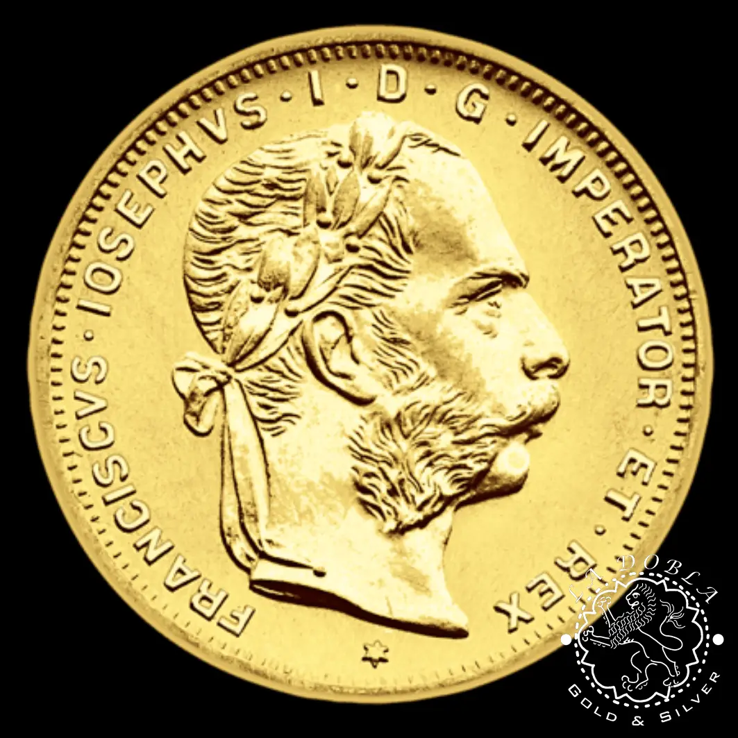 8 Florines de Oro – Reacuñación – AUSTRIA_reverso