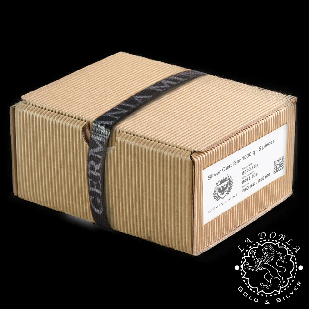 Lingote 1000 g de Plata - GERMANIA MINT_caja 5