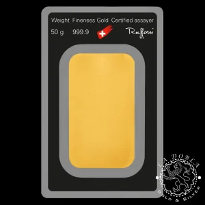 Lingote 50 g de Oro - ARGOR-HERAEUS_reverso