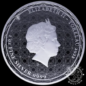 2022 - 1 Onza de Plata Proof - Equilibrium - TOKELAU_anverso