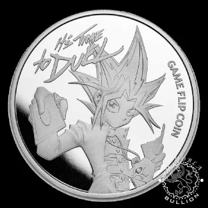 2023 - 1 Onza de Plata - 25 Aniversario Yu-Gi-Oh! - Game Flip Coin - NIUE_reverso