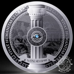 2023 - 1 Onza de Plata Proof- Vivat Humanitas - NIUE_reverso