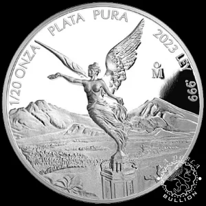 2023 - 1-20 Onza de Plata Proof - Libertad - MÉXICO_reverso