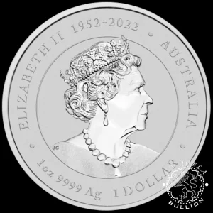 2024 - 1 onza de Plata - Lunar Series III - Year of the Dragon - AUSTRALIA_anverso