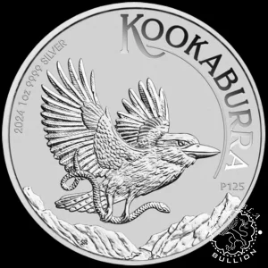 2024 - 1 Onza de Plata BU - Kookaburra - AUSTRALIA_reverso