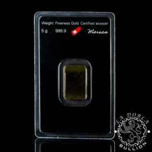 Lingote de Oro 5 g – ARGOR-HERAEUS - Reverso