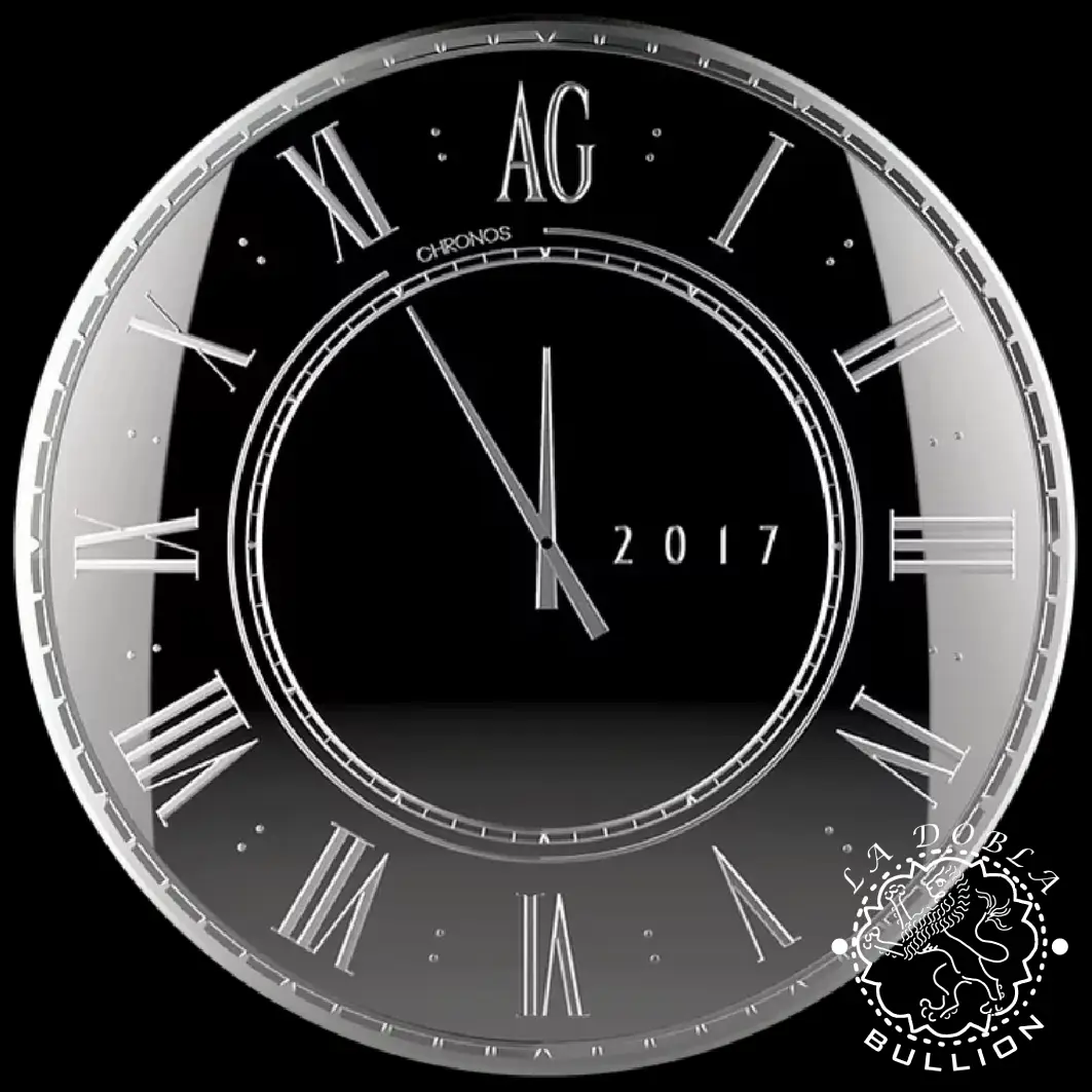 Moneda de Plata Chronos 1 oz Proof Like - 2017_reverso
