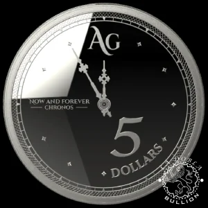 Moneda de Plata Chronos 1 oz Proof Like - Tokelau - 2019_reverso