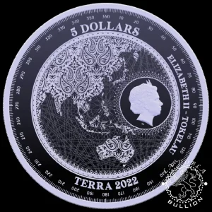 Moneda de Plata Terra 1 oz Proof Like - Tokelau - 2022_anverso