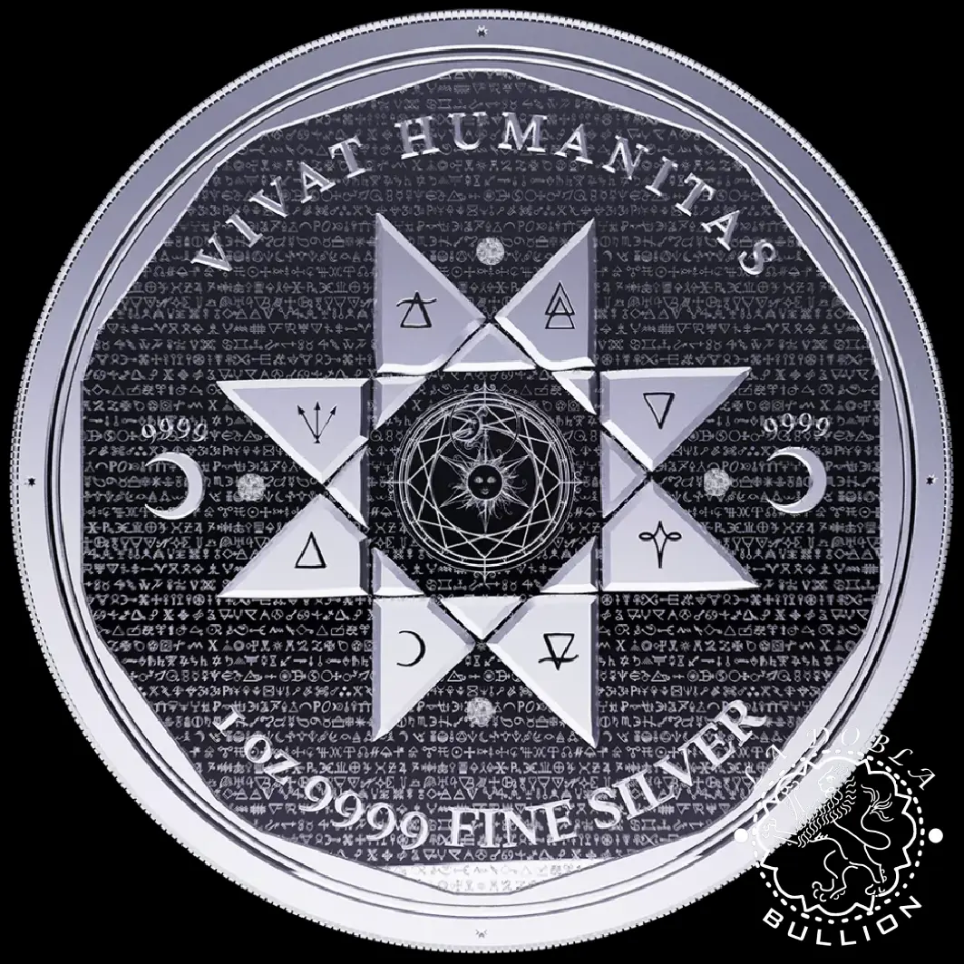 Moneda de Plata Vivat Humanitas 1 oz Proof - Tokelau - 2022_reverso