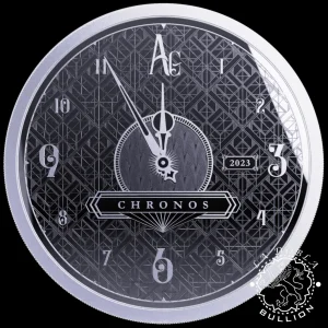 Moneda de Plata Chronos 1 oz Proof Like - Niue - 2023_reverso