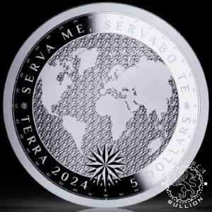 Moneda de Plata Terra 1 oz Proof Like - Tokelau - 2024_reverso