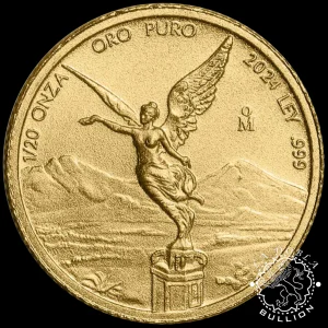 Moneda de Oro Libertad 1-20 oz BU - México - 2024_reverso