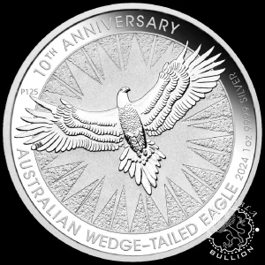 Moneda de Plata 10 Aniversario Aguila Audaz 1 oz BU - Australia - 2024