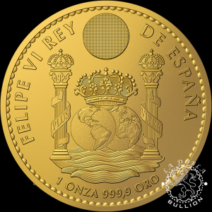 Moneda De Oro Águila Imperial 1 Oz Proof Inverso – España – 2024 - Anverso