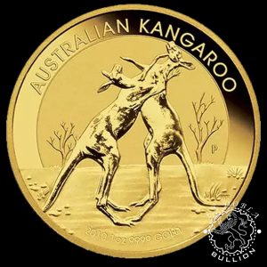 Moneda de Oro Nugget Kangaroo 1oz BU - Australia - EMISIÓN PASADA - Reverso