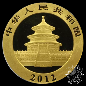 Moneda de Oro Panda 1 Oz BU - China - EMISIÓN PASADA - Anverso