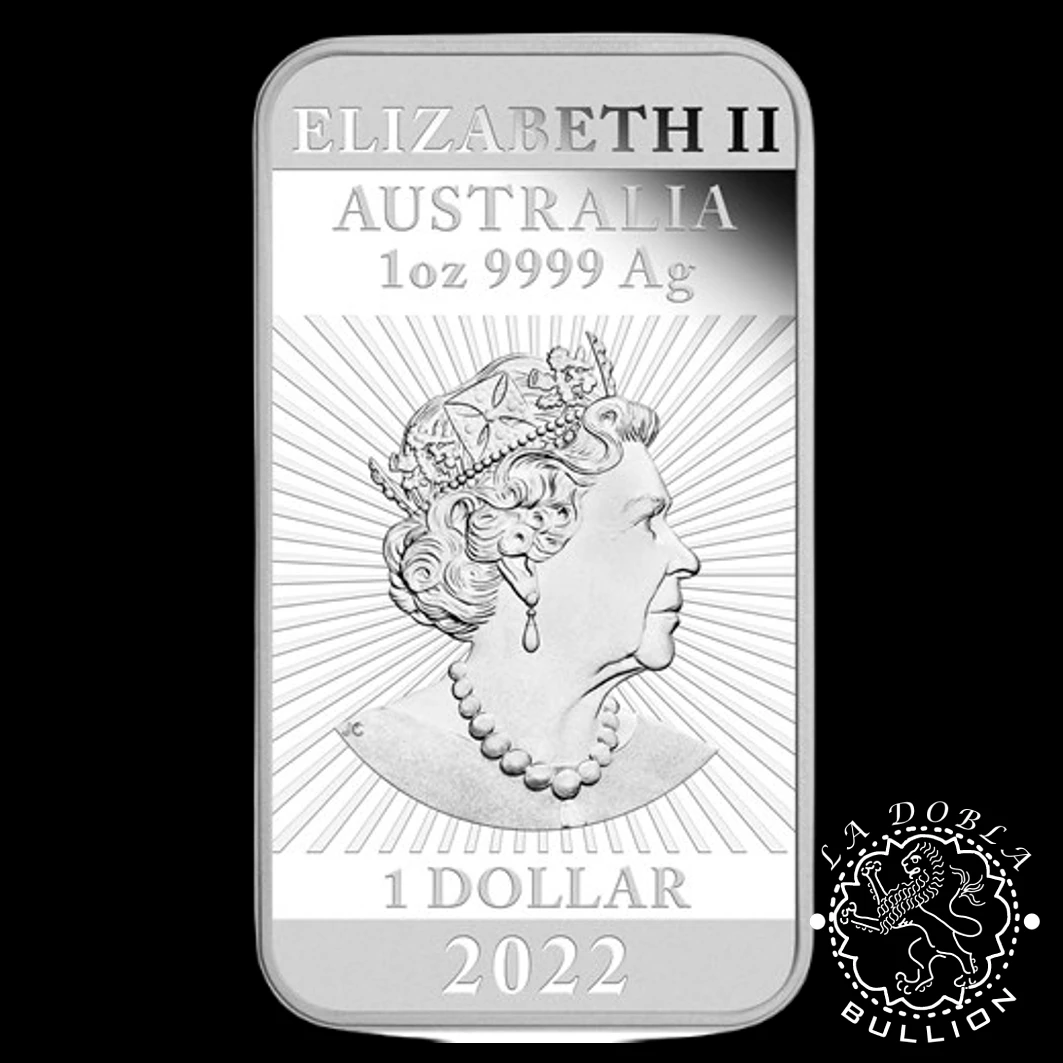 Lingote Moneda de Plata Dragón 1 oz - Australia - Emisiones Pasadas - Anverso