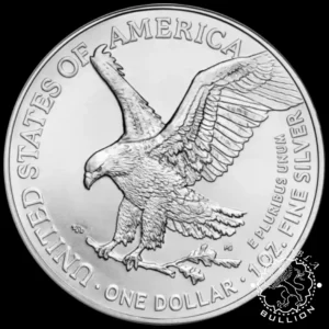 Moneda de Plata American Eagle 1 oz BU - EE.UU. - Emisiones Pasadas - Anverso