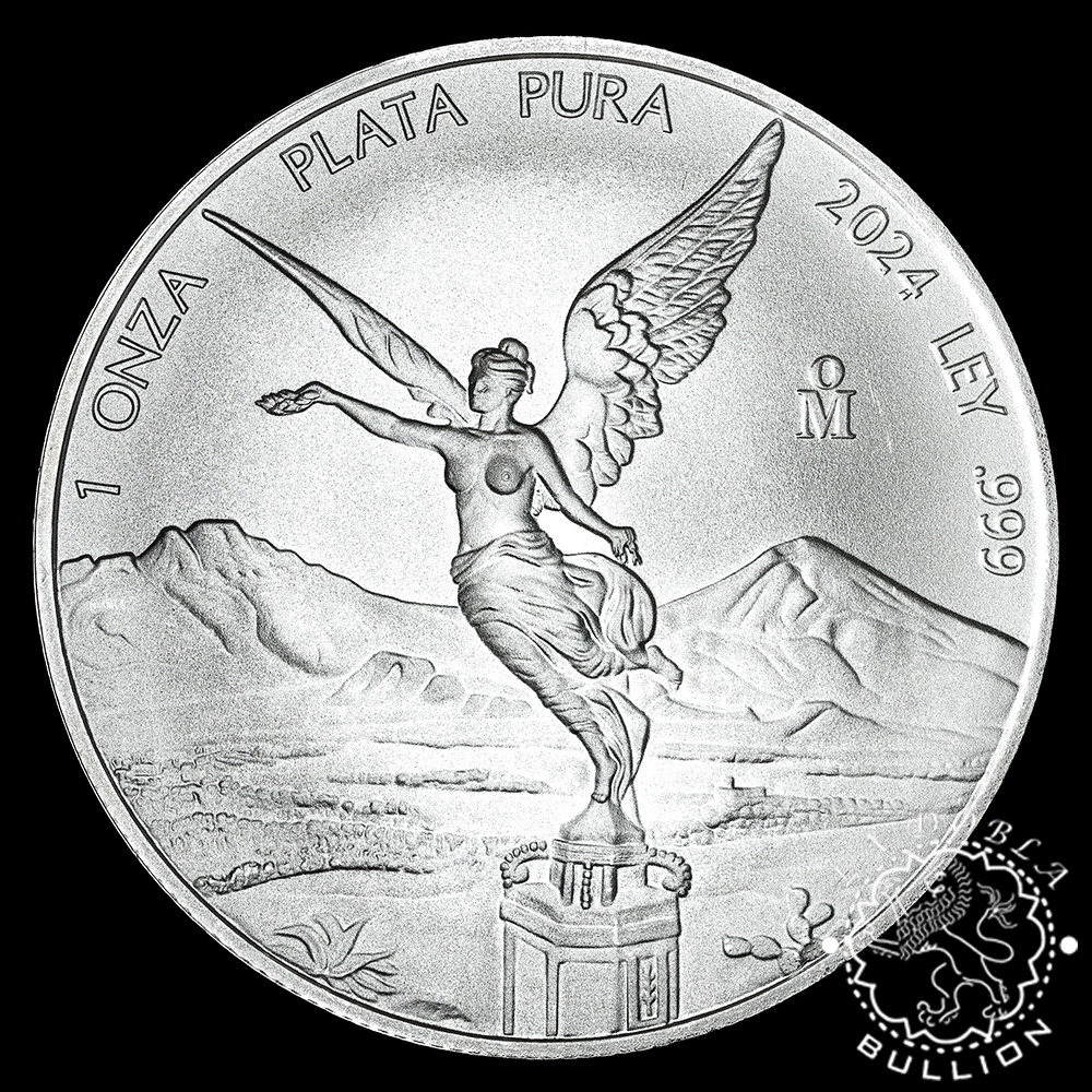 Moneda de Plata Libertad 1 oz BU - México - 2024 - Reverso