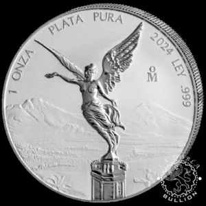 Moneda de Plata Libertad 1 oz Reverse Proof - México - 2024_reverso