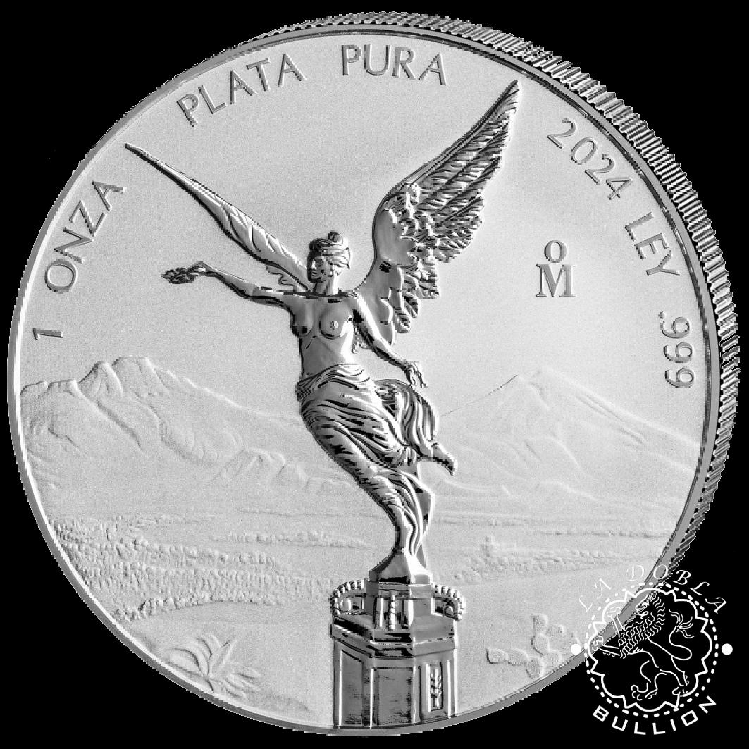 Moneda de Plata Libertad 1 oz Reverse Proof - México - 2024_reverso