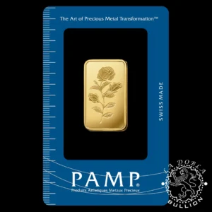 Lingote de Oro 50 g Rosa - PAMP Rose - Paquete Anverso