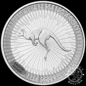 Moneda de Plata Canguro 1 oz BU - Australia - Emisión Pasada - Reverso