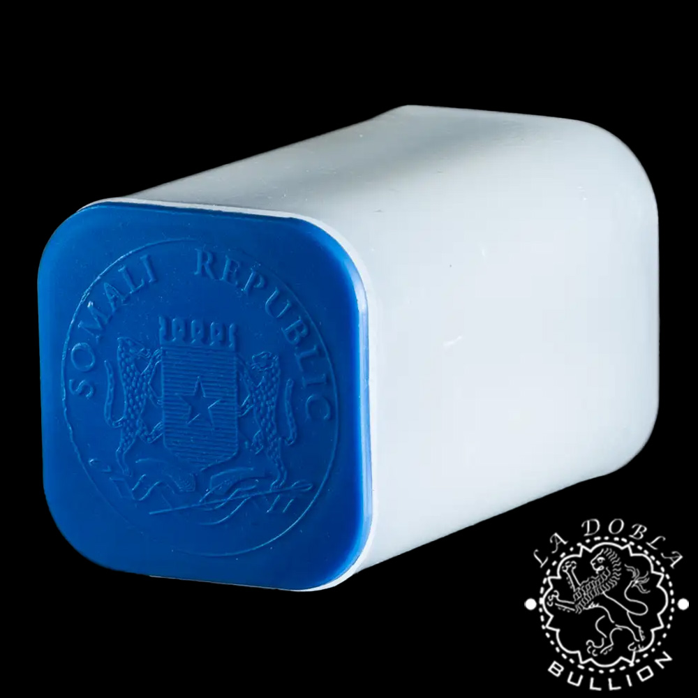 Tubo Vacío Oficial para Moneda de Plata Elefante de Somalia 1 Oz