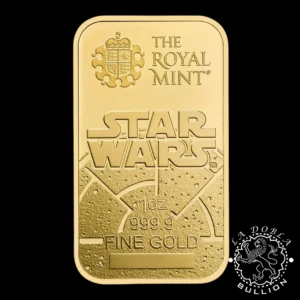 Lingote De Oro 1oz Star Wars The Dark Side – The Royal Mint – 2024 - Anverso