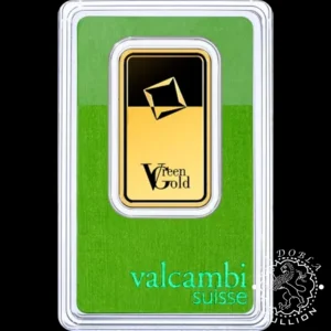 Lingote de Oro 1 oz Green Gold - VALCAMBI - Anverso