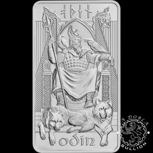 Lingote de Plata Norse Gods Odin 10 oz - Royal Mint & Germania Mint - Reverso