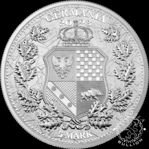 Moneda de Plata Allegories Galia & Germania 1 oz BU - Germania - 2023 - Anverso