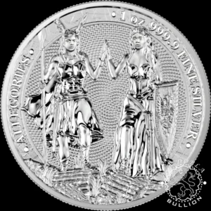 Moneda de Plata Allegories Galia & Germania 1 oz BU - Germania - 2023 - Reverso