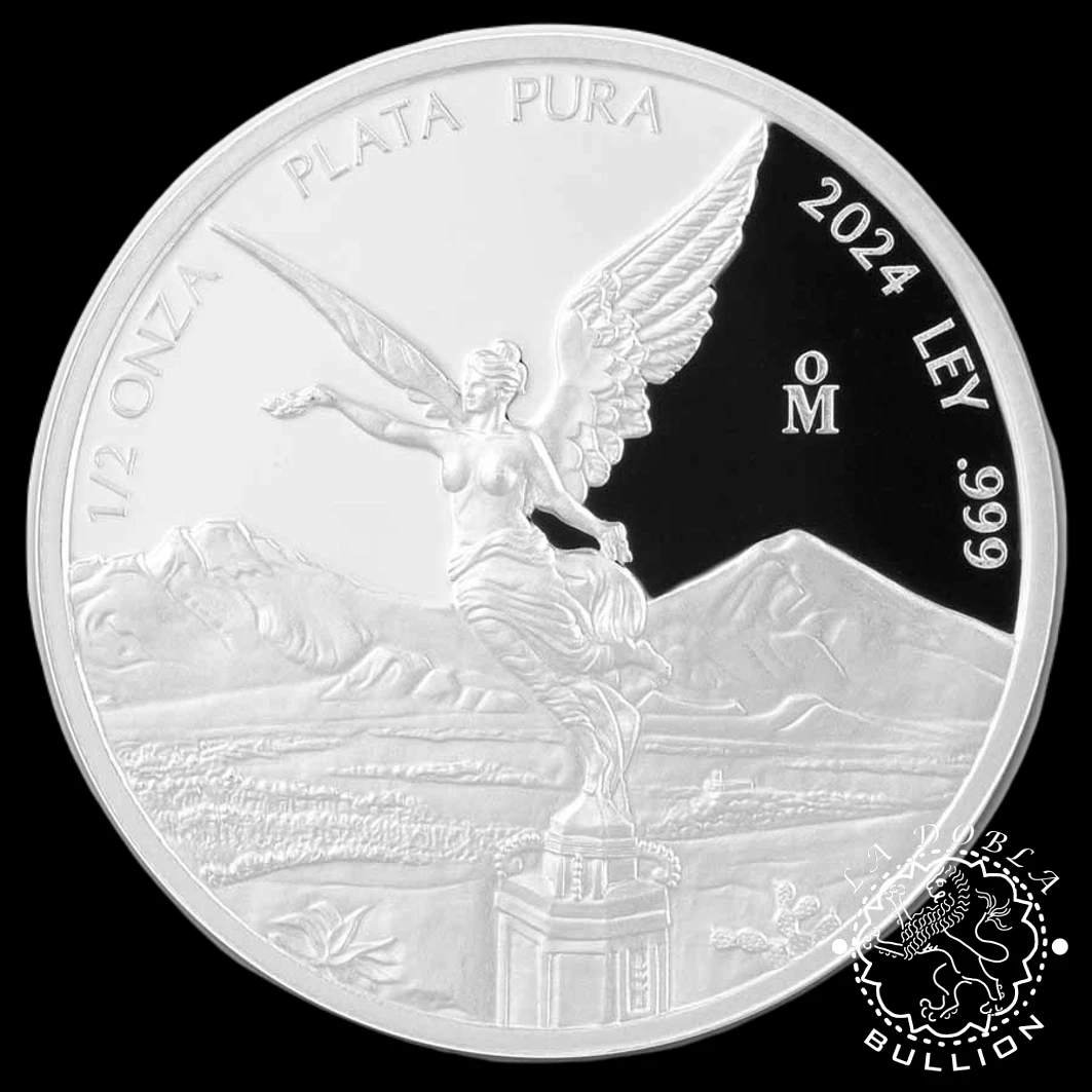 Moneda de Plata Libertad 1 2 oz Proof - México - 2024 - Reverso