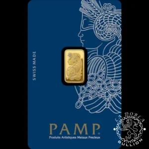 Lingote de Oro Lady Fortuna 2,5 g - PAMP - Reverso