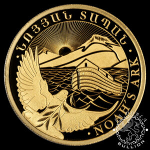 Moneda de Oro Arca de Noé 12 oz BU – Armenia – 2025 - Anverso