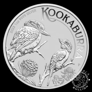Moneda de Plata Kookaburra 1 oz BU - Australia - 2023 - Reverso